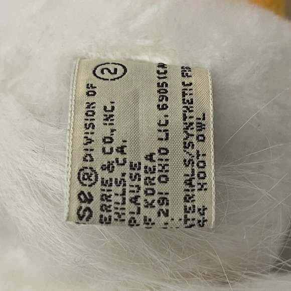 Vintage 1985 Applause Graduation Owl Plush  And Graduate Figure Cake Topper - Picture 12 of 16